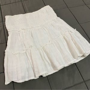 sim & sam casual white skirt woman’s size extra small